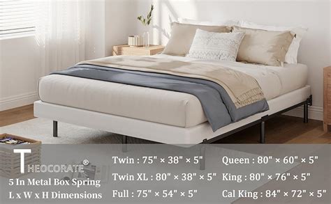 Amazon.com: ROIL 10 Inch California King Box Spring, Heavy 